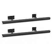 Warrior Products Running Board Powder Coated Black Steel Stationary - 7431