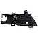 Help! By Dorman Interior Door Handle - Plastic Black Housing With Silver Lever Single - 81892