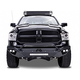 Fab Fours Bumper Vengeance 1-Piece Design Steel Black - DR13D29521