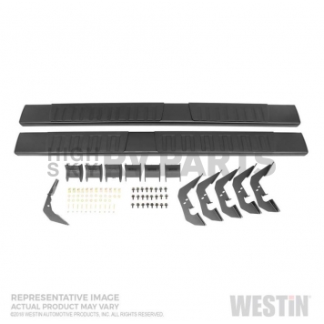 Westin Automotive Nerf Bar 6 Inch Black Powder Coated Aluminum - 2871255-1
