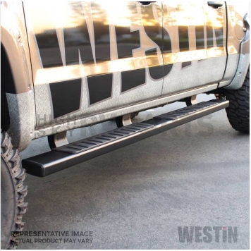 Westin Automotive Nerf Bar 6 Inch Black Powder Coated Aluminum - 2871255-2