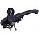 Help! By Dorman Exterior Door Handle - Plastic Black Single - 94504