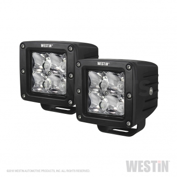 Westin Automotive Driving/ Fog Light - LED Rectangular - 09-12200B-PR