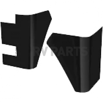 Warrior Products Body Corner Guard - Steel Black Set Of 2 - S916AX