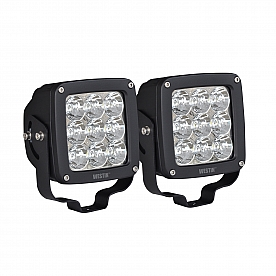Westin Automotive Driving/ Fog Light - LED Square - 09-12219B-PR
