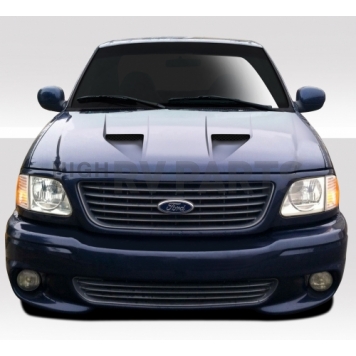 Extreme Dimensions Hood - Primered Fiberglass Black - 109245-1