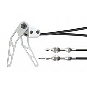 Lokar Performance Hood and Trunk Lid Release Cable Set 1300URIGHT