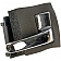 Help! By Dorman Interior Door Handle - Plastic Black Housing With Silver Lever Single - 79513