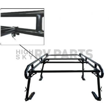 TrailFX Ladder Rack Cross Bar - 55 Inch Steel Single - FCRB001B-1