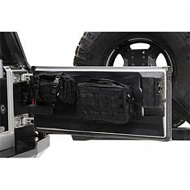 Smittybilt Cargo Organizer Tailgate Black Polyester Rectangular - 5662301