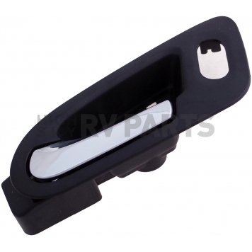 Help! By Dorman Interior Door Handle - Plastic Black Housing With Silver Lever Single - 82653-2