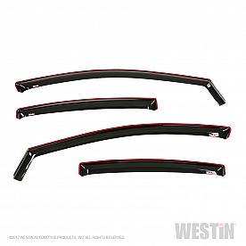 Westin Automotive Rainguard - Smoke Gloss Acrylic Set Of 4 - 72-43489