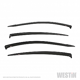 Westin Automotive Rainguard - Smoke Gloss Acrylic Set Of 4 - 72-43492