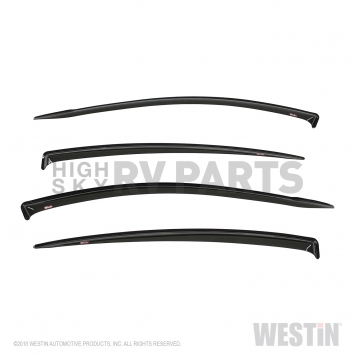 Westin Automotive Rainguard - Smoke Gloss Acrylic Set Of 4 - 72-43492