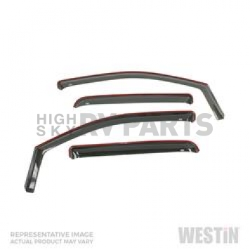 Westin Automotive Rainguard - Smoke Gloss Acrylic Set Of 4 - 72-44489