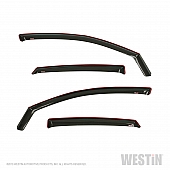 Westin Automotive Rainguard - High Gloss Smoke Acrylic Set Of 4 - 72-44493