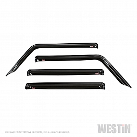 Westin Automotive Rainguard - High Gloss Smoke Acrylic Set Of 4 - 72-51404