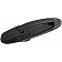 Help! By Dorman Exterior Door Handle - Plastic Black Single - 83672
