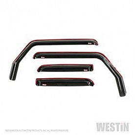 Westin Automotive Rainguard - Smoke Gloss Acrylic Set Of 4 - 72-51499