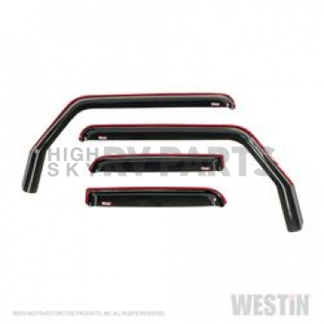 Westin Automotive Rainguard - Smoke Gloss Acrylic Set Of 4 - 72-51499