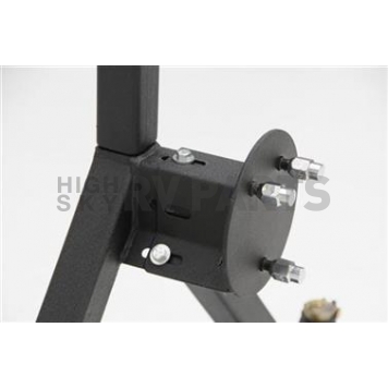 Smittybilt Spare Tire Carrier Rear Steel Black - 76651-02