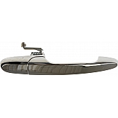 Help! By Dorman Exterior Door Handle - Plastic Silver Single - 80534