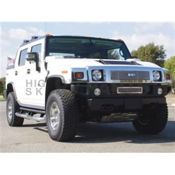 T-Rex Truck Products Grille Insert - Mesh Rectangular Polished Stainless Steel - 54295
