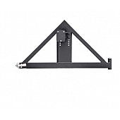 Smittybilt Spare Tire Carrier Bumper Mount Cold Rolled Steel Black - 76856-02