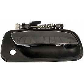 Help! By Dorman Exterior Door Handle - Plastic Silver/ Black Single - 80870