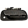 Help! By Dorman Exterior Door Handle - Plastic Silver/ Black Single - 80870