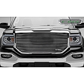 T-Rex Truck Products Grille Insert - Horizontal Bar Rectangular Polished Aluminum - 6202140