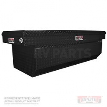 Westin Automotive Tool Box Crossover Black Textured Aluminum Narrow - 80-RB137FL-BT