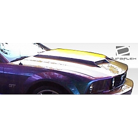 Extreme Dimensions Hood - Primered Fiberglass Black - 104848