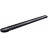 Romik USA Running Board Black Anodized Aluminum Stationary - 21721419