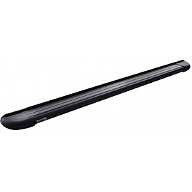 Romik USA Running Board Black Anodized Aluminum Stationary - 21721419