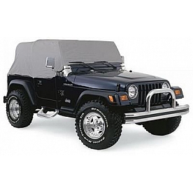 Rampage Cab Cover Polypropylene Gray - 1159