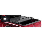Rugged Liner Tonneau Cover Hard Folding Black Matte Aluminum - HCTUN6504