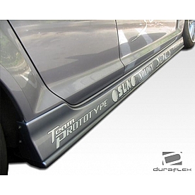 Extreme Dimensions Side Skirt - Primered Fiberglass Reinforced Plastic Black Set of 2 - 100584