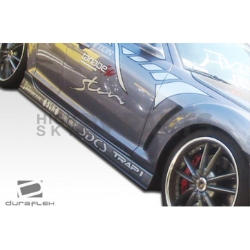 Extreme Dimensions Side Skirt - Primered Fiberglass Reinforced Plastic Black Set of 2 - 100584-2