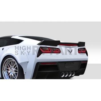 Extreme Dimensions Spoiler - Wing Matte Fiberglass Black - 112428-1