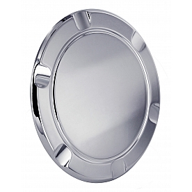 All Sales Fuel Door - Round Aluminum - 6103P