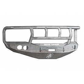 Road Armor Bumper Stealth Titan II 1-Piece Design Steel Natural - 44072Z