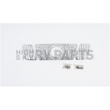 Putco Grille Insert - Polished Aluminum Rectangular - 303167