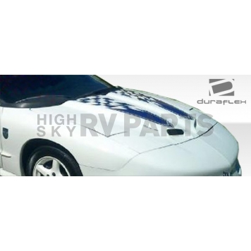 Extreme Dimensions Hood - Primered Fiberglass Black - 103063