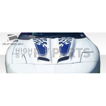 Extreme Dimensions Hood - Primered Fiberglass Black - 103063-1
