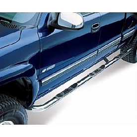 Westin Automotive Nerf Bar - Truck Wheel to Wheel 3 Inch Round Bent Chrome Stainless Steel - 24-4170