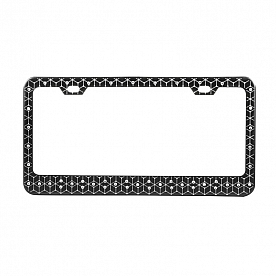 Pilot Automotive License Plate Frame - Black - SWR-0609E