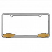 Pilot Automotive License Plate Frame - Silver Die Cast Zinc - WL011-C