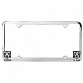 Pilot Automotive License Plate Frame - Silver Die Cast Zinc - WL031-C