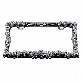 Pilot Automotive License Plate Frame - Silver Die Cast Zinc - WL232-C